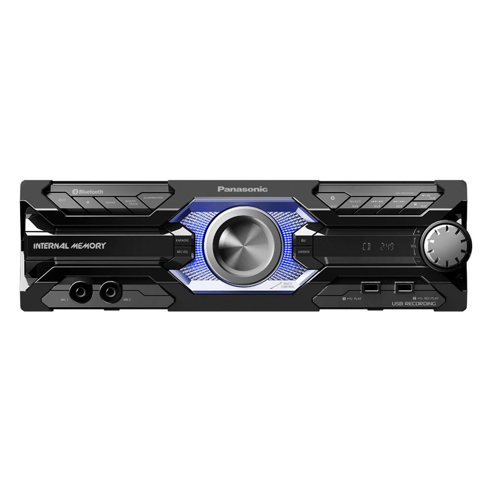 Mini System Panasonic AKX-710 1800W, MP3, USB, Bluetooth áudio