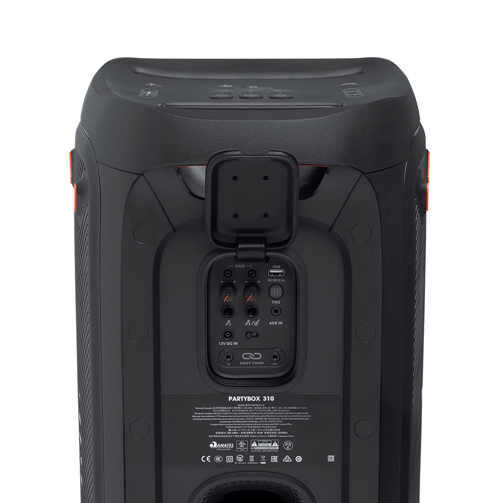 Caixa de Som Portátil JBL Party Box 310 com Bluetooth e Efeitos de