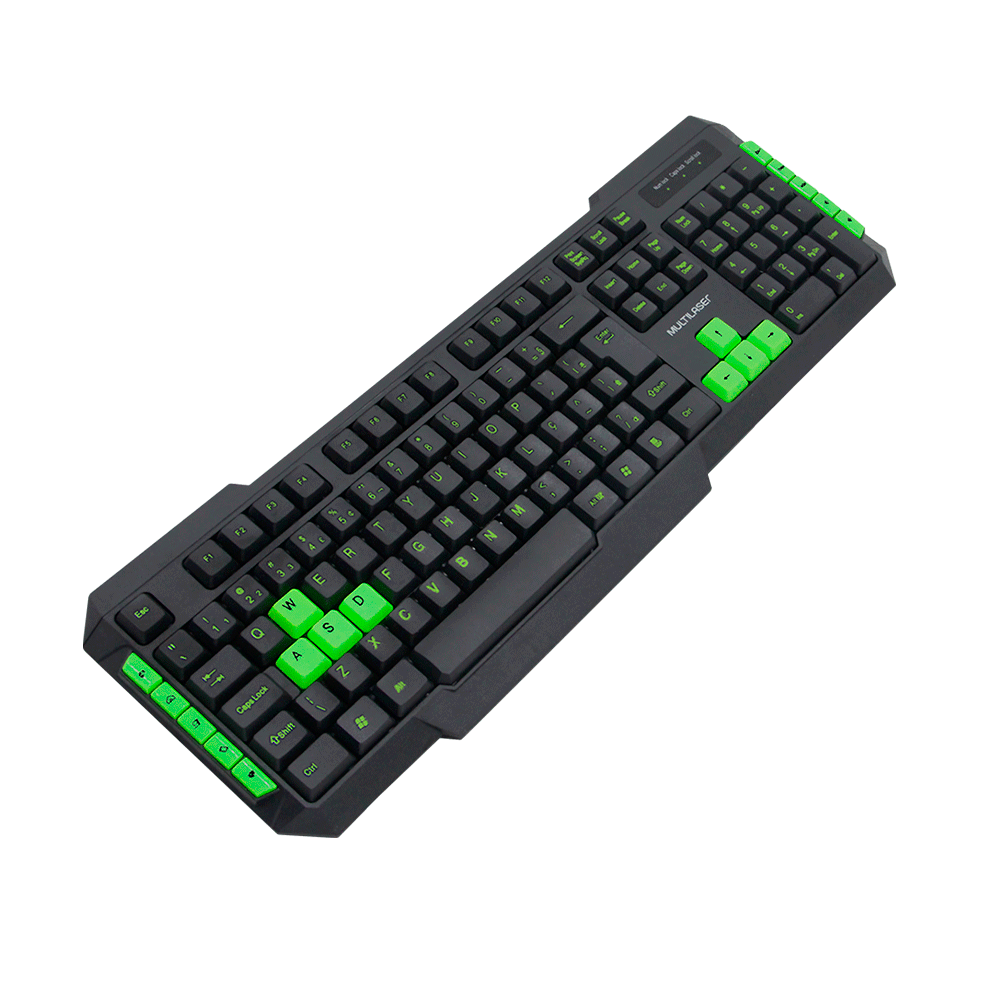 Teclado Gamer Multilaser TC201 Conexão USB | Preto