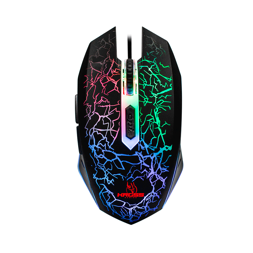 Kit Gamer Kross 5 em 1 - Mouse + Teclado + Mouse Pad + Headset e