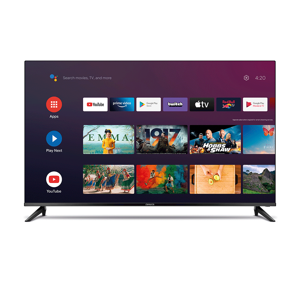 Smart TV Aiwa 43, Android, Full HD, Borda Ultrafina, HDR10, Dolby